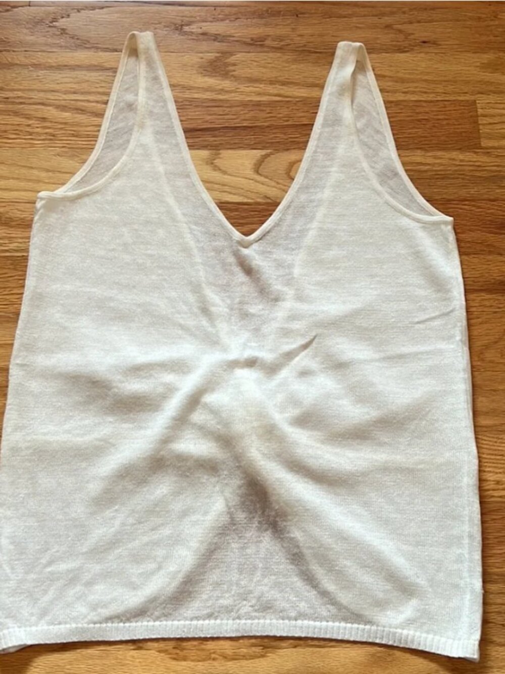Lululemon Mix and Mingle Tank 2 White (fair condition - flaws)